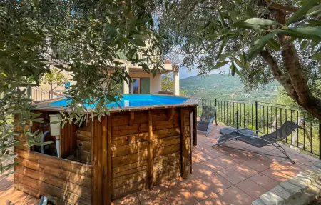 Villa les Oliviers avec piscine à Châteauneuf-Villevieille : photo 8