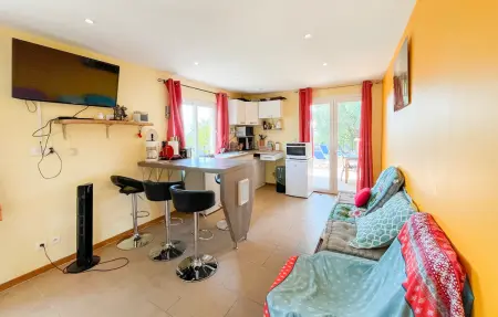 Villa les Oliviers avec piscine à Châteauneuf-Villevieille : photo 14