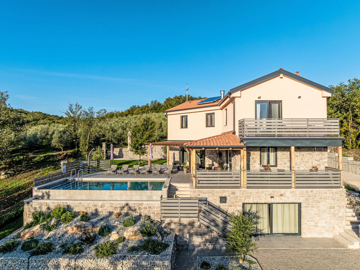 Villa Dominika à Motovun : 8 pers, piscine, vue montagnes - Photo 29