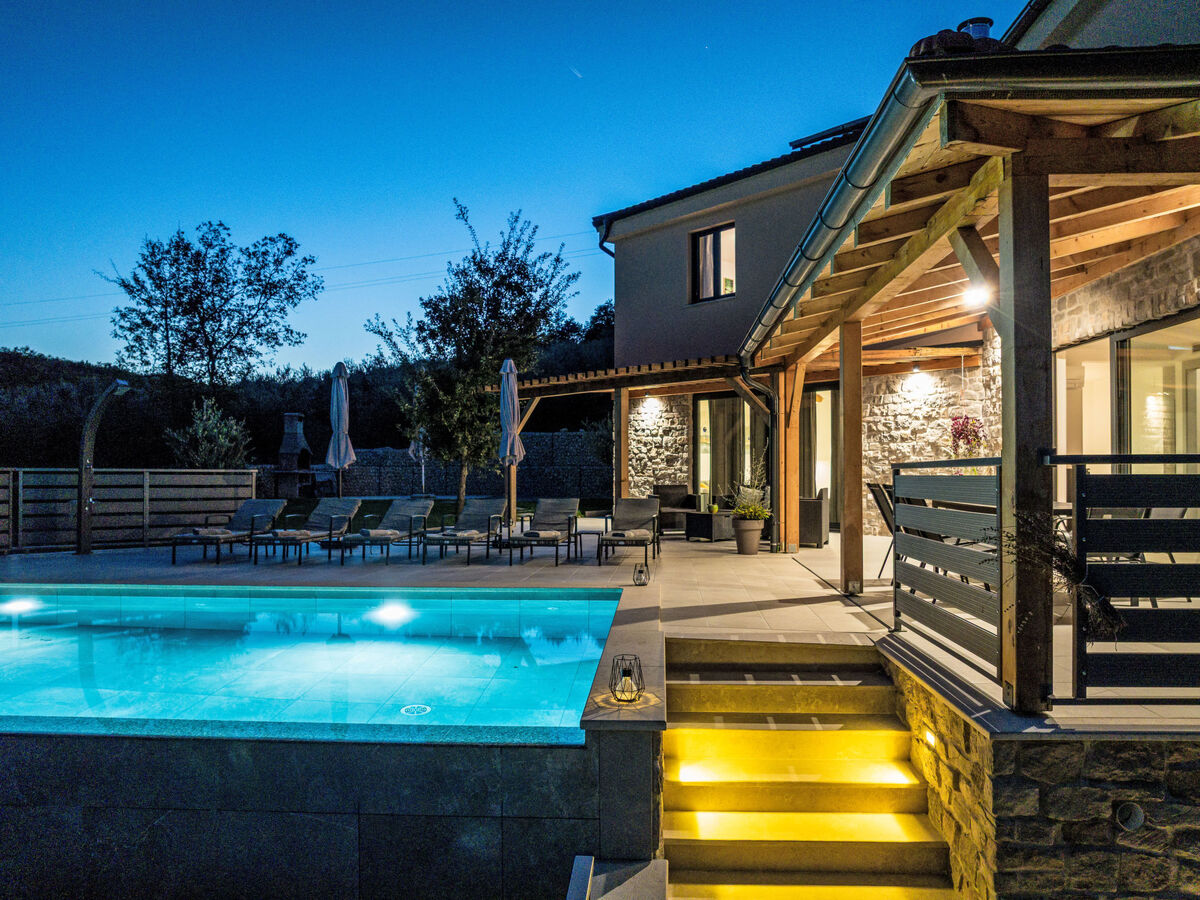 Villa Dominika à Motovun : 8 pers, piscine, vue montagnes - Photo 32