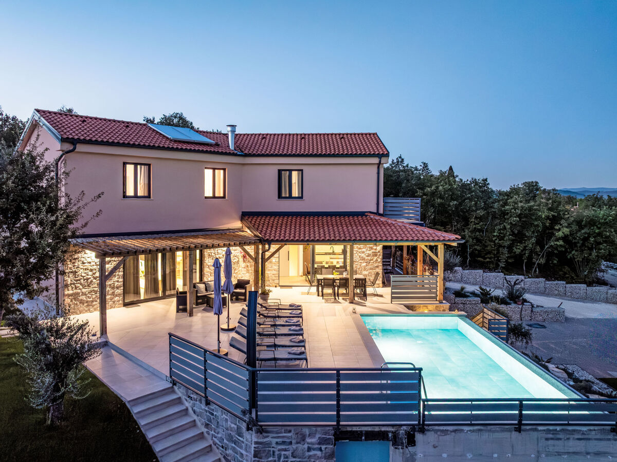 Villa Dominika à Motovun : 8 pers, piscine, vue montagnes - Photo 35