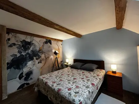 Maison avec jardin clos et cheminée à Serre-les-Moulières : photo 2