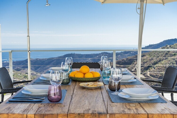 Villa andalouse Cómpeta, piscine eau salée et vue mer - Photo 4