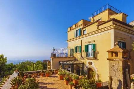 Villa 10 personnes vue mer entre Sorrente et Positano