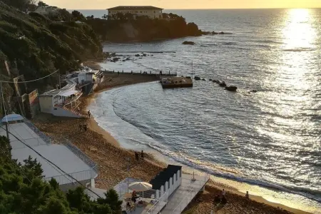 Maison Fattoria avec vue mer et îles en Toscane : photo 35