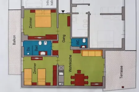 Appartement Welschnofen vue sur le Latemar, 60 m² : photo 15