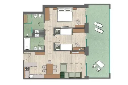 785806, Appartement à Meransen avec piscine : photo 29