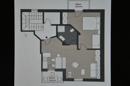 Gronda, appartement alpin avec 2 balcons à Graun : photo 41