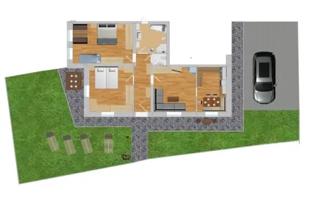 Maison 6 pers., jardin privatif à 300 m du centre : photo 19