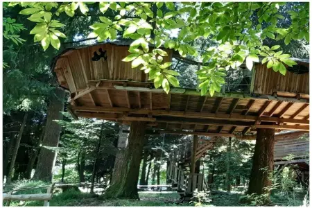 Chalet perché Castor pour 4 à Saint Julien Labrousse : photo 5