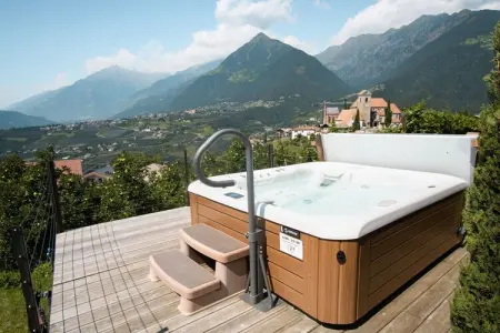 Appartement Gala à Schenna, balcon panoramique : photo 15