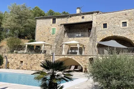 Maison 8 chambres avec 2 piscines à Laurac-en-Vivarais : photo 3