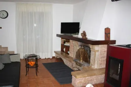 Maison Centro Storico Seggiano, terrasse vue Orcia : photo 5
