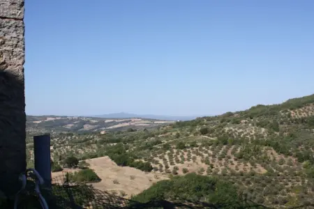 Maison Centro Storico Seggiano, terrasse vue Orcia : photo 12