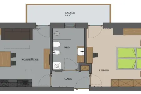 Maison Jonagold à Tisens, 2 chambres, terrasse 15 m² : photo 14