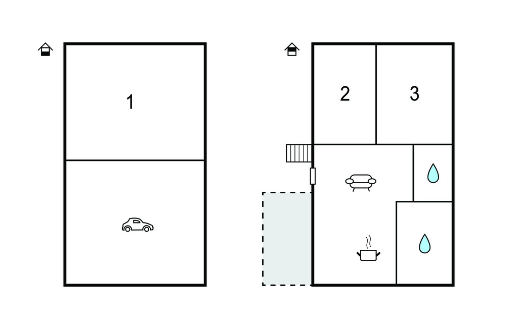 Maison 6 personnes à 1 km de la plage de sable - Photo 21