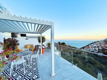 Penthouse Balcon del Mar, Nerja - 2 ch, terrasse 30 m² : photo 16