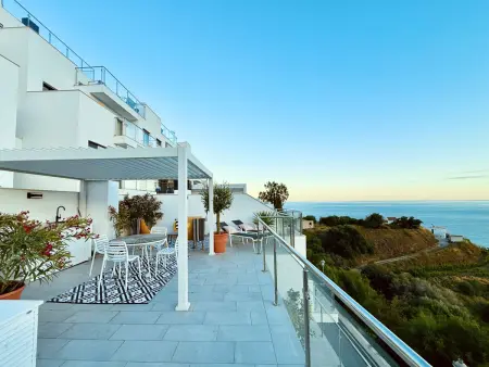 Penthouse Balcon del Mar, Nerja - 2 ch, terrasse 30 m² : photo 18