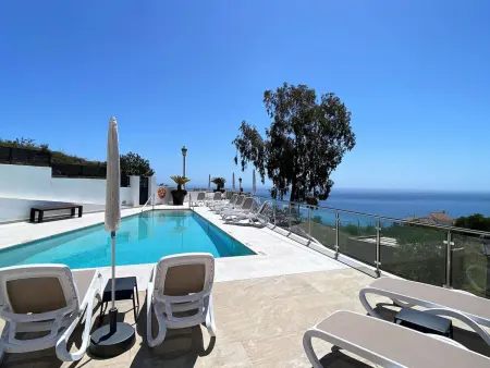 Apt Balcon del Mar, vue mer à Nerja, 2 ch., terrasse : photo 5