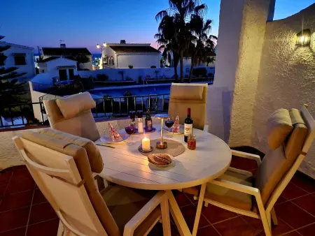 Studio Casa Sofia à Nerja, vue mer et piscine : photo 6