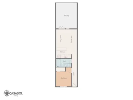 Studio Casa Sofia à Nerja, vue mer et piscine : photo 32