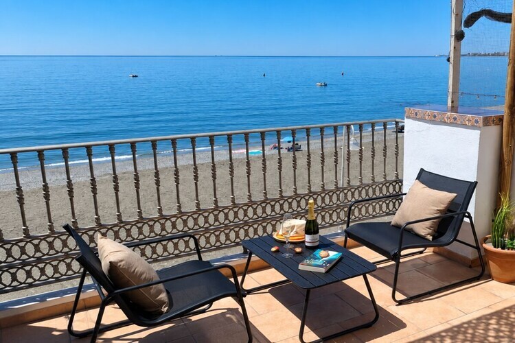 Maison sur la plage d'Algarrobo Costa, vue mer - Photo 1