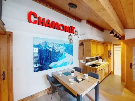 Appartement Ginabelle 1, vue Mont-Blanc à Chamonix : photo 1