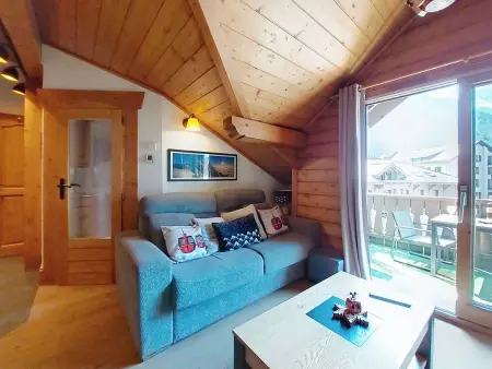 Appartement Ginabelle 1, vue Mont-Blanc à Chamonix : photo 2