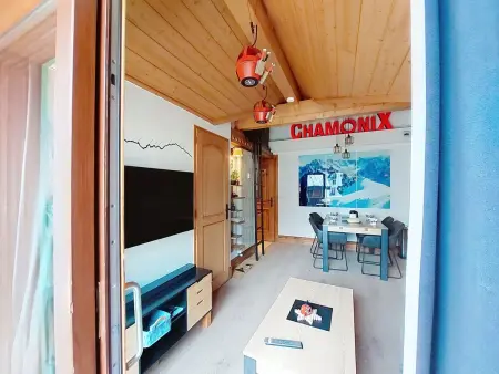 Appartement Ginabelle 1, vue Mont-Blanc à Chamonix : photo 6