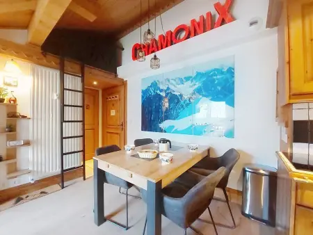 Appartement Ginabelle 1, vue Mont-Blanc à Chamonix : photo 10