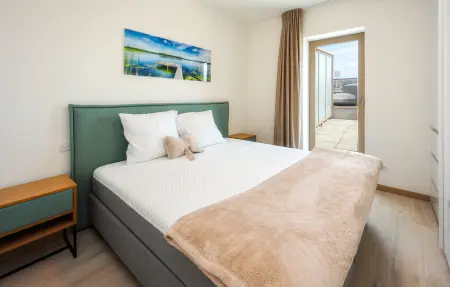 Appartement vue panoramique sur la mer à Ostende, 2 chambres : photo 9