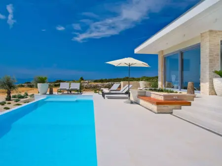 Villa 4 chambres vue mer et piscine chauffée à Novalja : photo 8