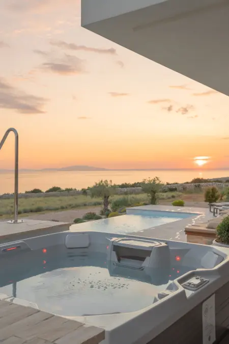 Villa 4 chambres vue mer et piscine chauffée à Novalja : photo 11