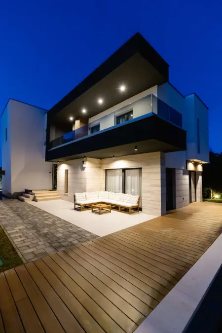 Villa Positiva avec piscine chauffée à Vir : photo 10