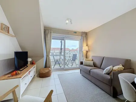 Appartement 2 pièces avec balcon et piscine à De Haan : photo 4