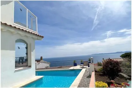Maison avec piscine et vue baie de Roses, 3 chambres : photo 8