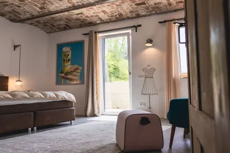 Maison 3 pièces avec piscine débordement à Treiso : photo 14