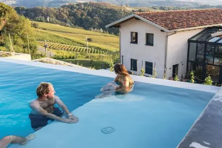 Maison 3 pièces avec piscine débordement à Treiso : photo 22
