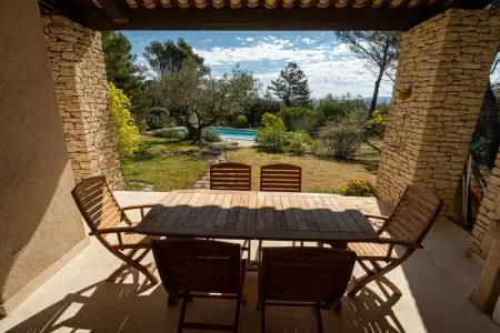 Maison 6 pers. avec piscine et vue Luberon à Murs : photo 5