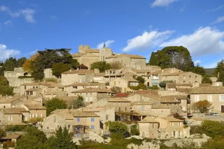 Maison 6 pers. avec piscine et vue Luberon à Murs : photo 24
