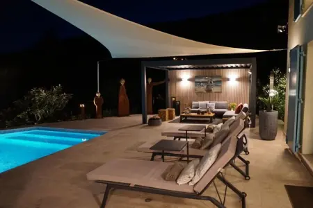 Villa 4 chambres avec piscine privée et vue mer : photo 11