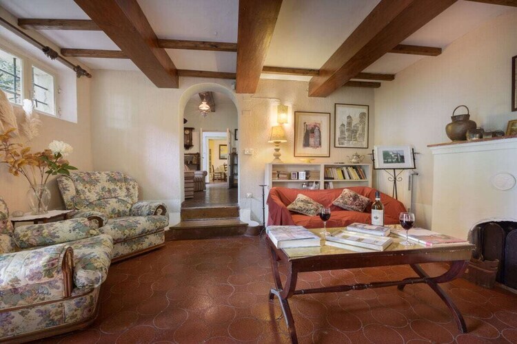 Villa I Cipressi en Toscane : 5 chambres, piscine et vue panoramique - Photo 14