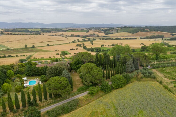 Villa I Cipressi en Toscane : 5 chambres, piscine et vue panoramique - Photo 40