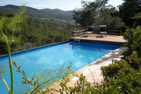 Maison avec piscine et vue Valdichiana à Cortona