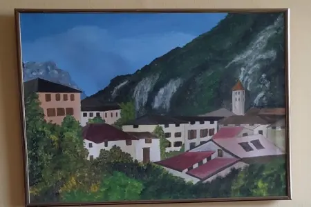 Maison 5 pers. avec jardin à Calavino, vue Dolomites : photo 32