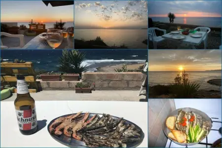 Maison Domenico en falaise à Porto Alabe, vue mer : photo 4