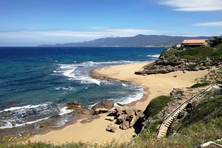 Maison Domenico en falaise à Porto Alabe, vue mer : photo 14