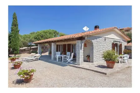 Maison Capoliveri vue mer, véranda et jardin