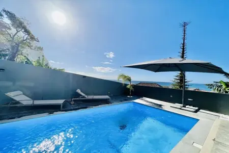Maison 4 pers. avec piscine chauffée et vue mer à Paul do Mar : photo 3