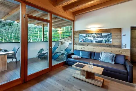 Maison indépendante avec piscine à Meran, vue montagnes : photo 8